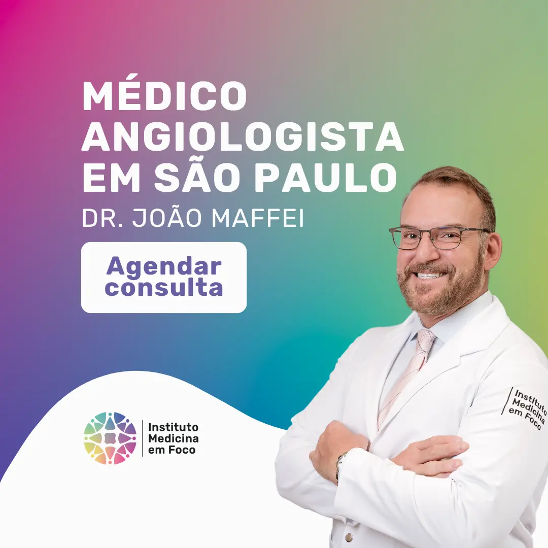 Angiologista em São Paulo, Dr. João Maffei, para realizar o seu tratamento de Escleroterapia com glicose