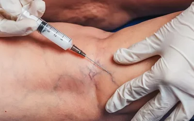 Escleroterapia com glicose: tratamento de vasinhos e varizes